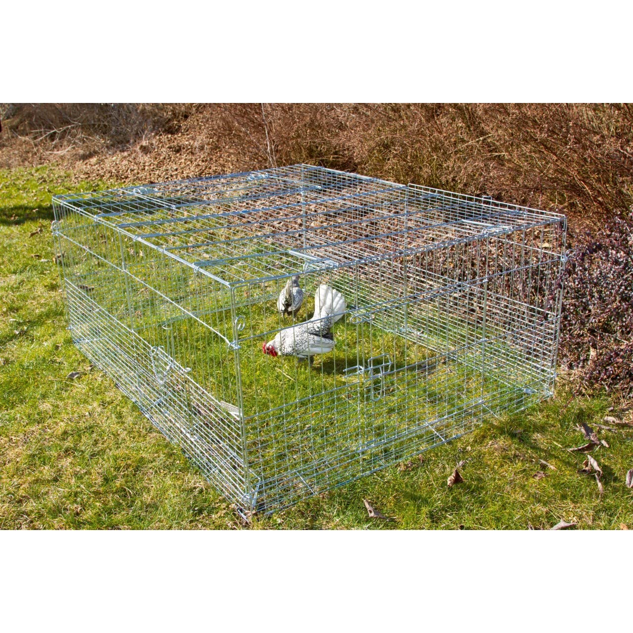 kerbl-pet-enclos-ext-rieur-pour-jeunes-animaux-144-x-112-x-60-cm-galvanis image 7