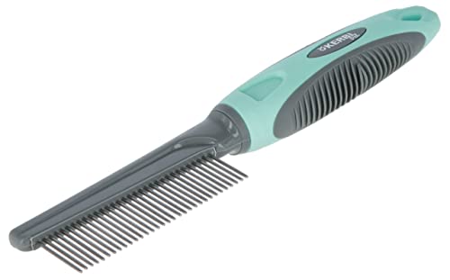 kerbl-peigne-fin-turquoise-gris-21-cm-toilettage-chien-et-chat image 3