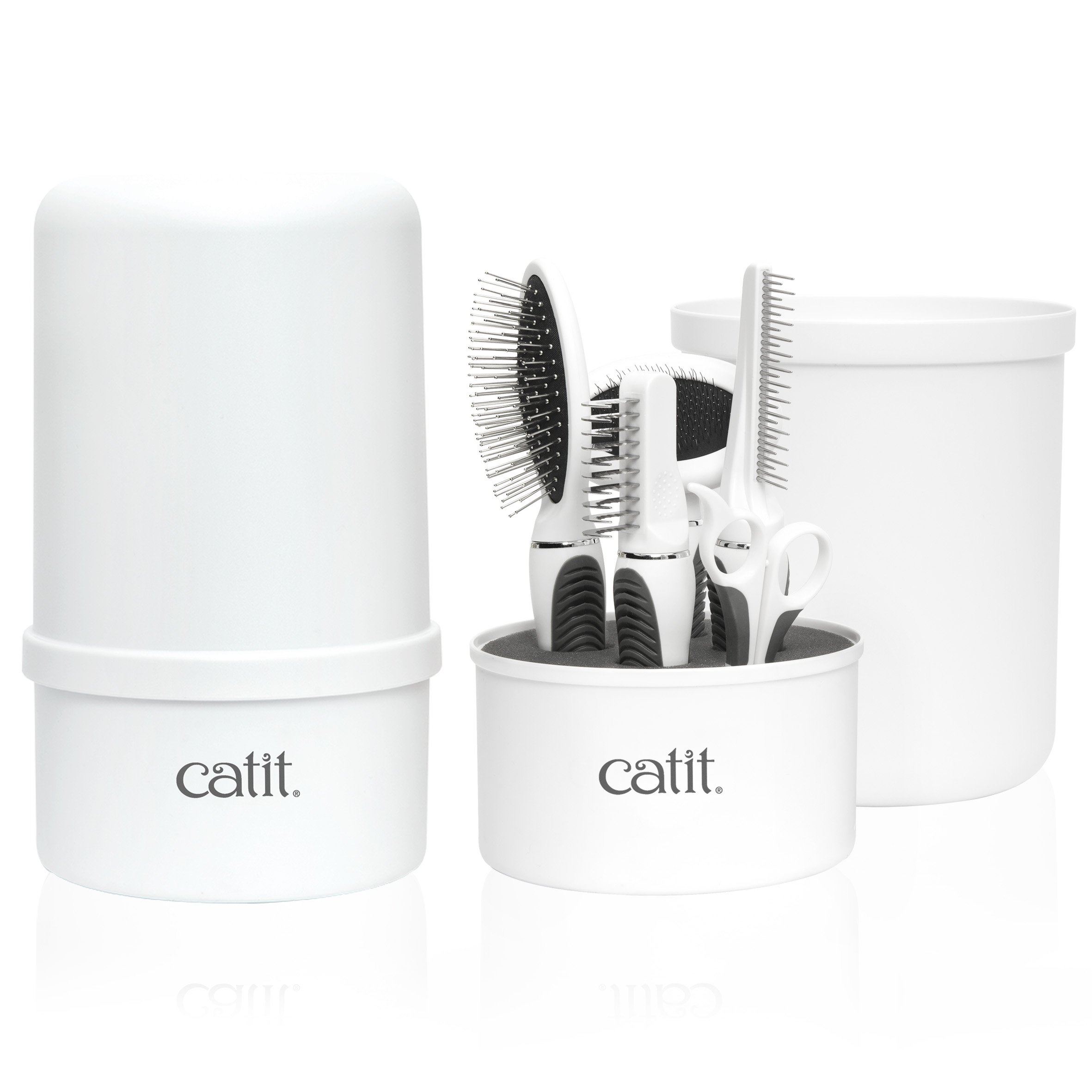 catit-kit-de-toilettage-pour-chats-poils-longs-5-outils image 1