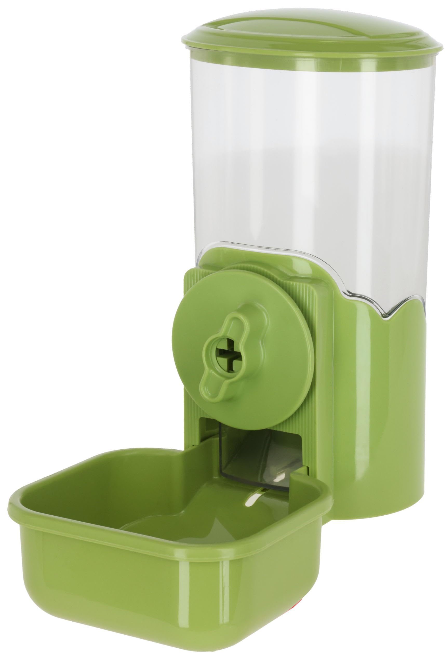 kerbl-distributeur-d-aliments-1000-ml-vert-transparent-11-x-20-x-20-cm-pour-lapi image 1