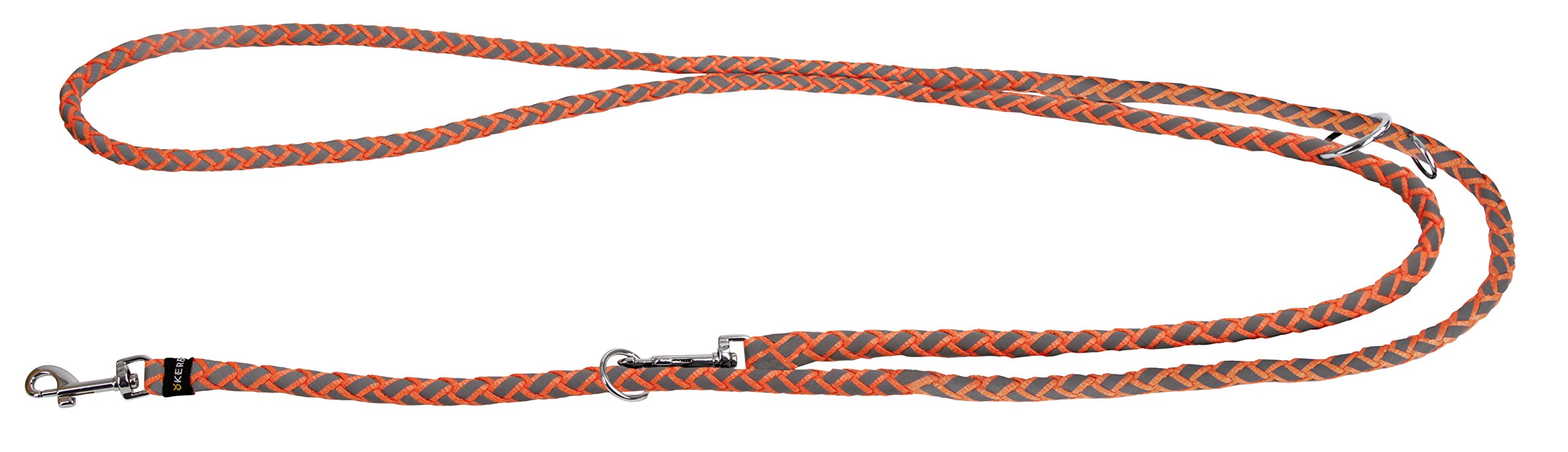 kerbl-maxi-safe-laisse-de-travail-chien-noire-200-cm-nylon-r-fl-chissant image 2