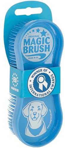 kerbl-magicbrush-brosse-pour-chien-bleu-ciel-poils-courts-moyens image 8