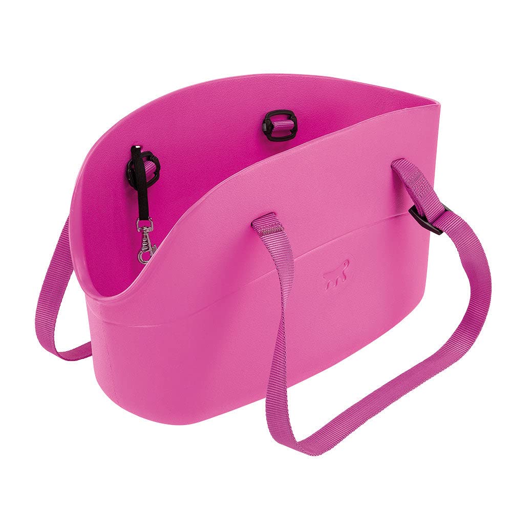 ferplast-with-me-sac-de-transport-pour-petit-chien-eva-43-5-cm-fuchsia-8-kg image 1
