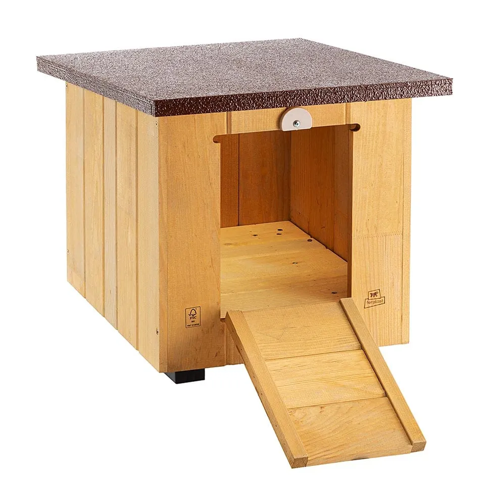ferplast-baita-40-niche-en-bois-fsc-pour-tr-s-petits-chiens-39-x-42-x-44-cm image 1