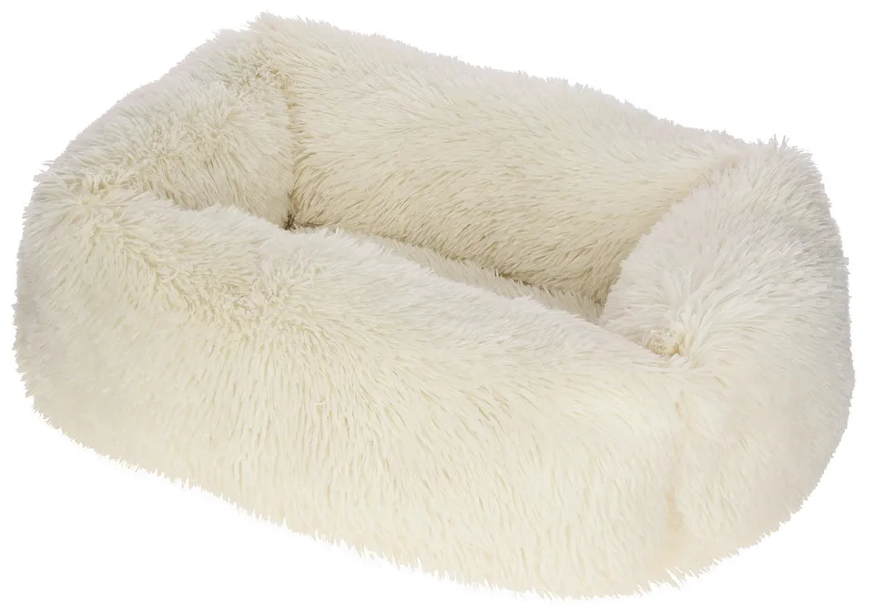kerbl-pet-fluffy-lit-douillet-pour-chien-et-chat-cr-me-60-x-40-x-22-cm image 1