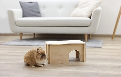 kerbl-maison-pour-rongeur-38-x-23-x-19-cm-avec-toit-amovible image 8