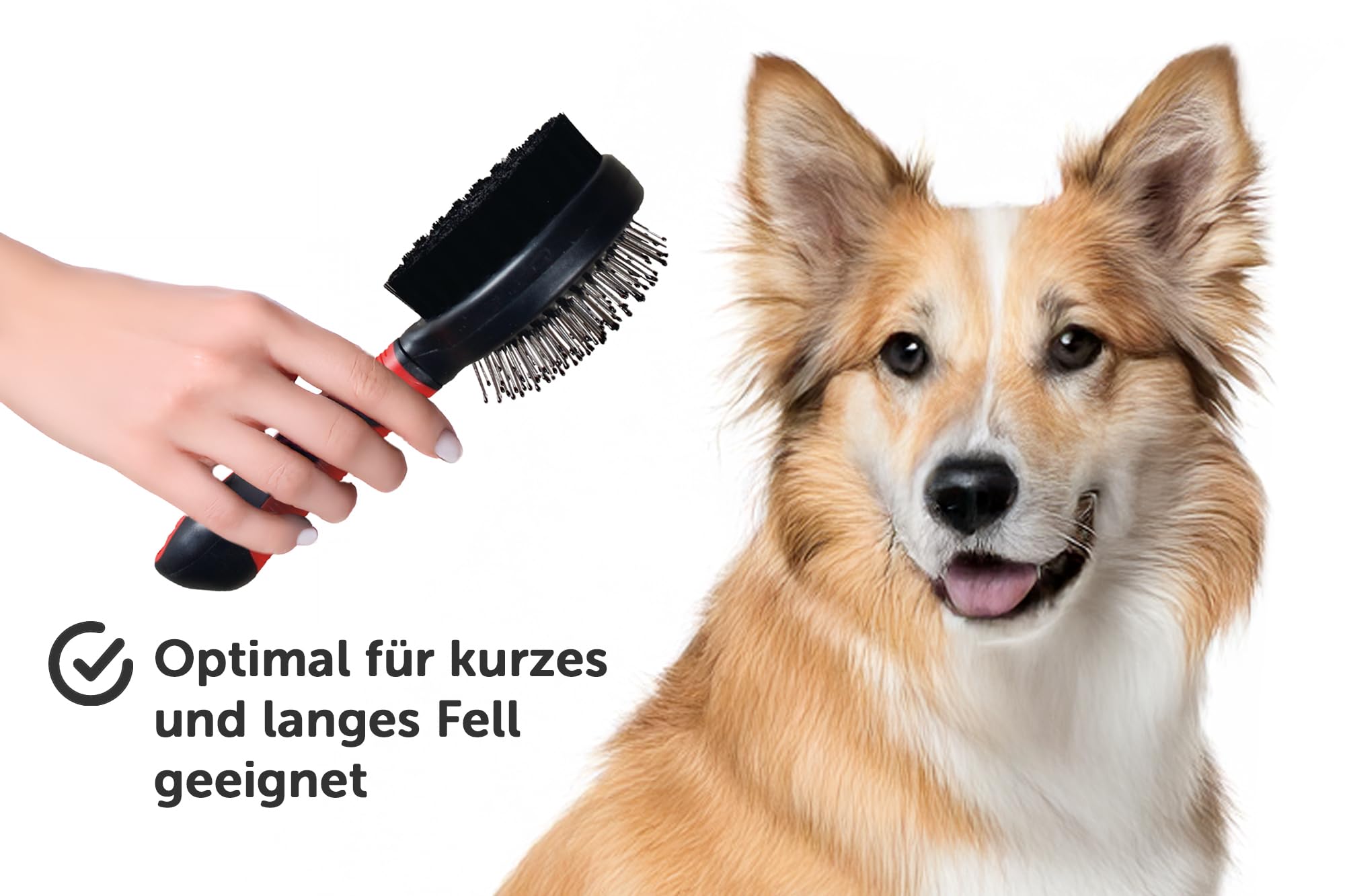 karlie-brosse-double-picots-et-soies-pour-chiens image 3