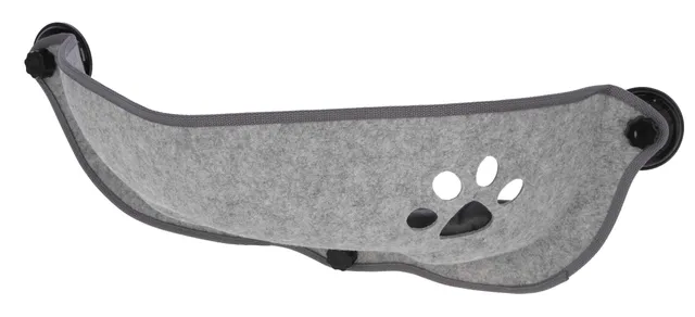 kerbl-pet-panier-pour-fen-tre-filzino-gris-70x26x26-cm-en-feutre-pour-chats image 1