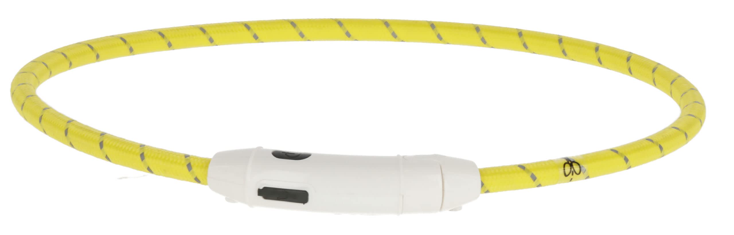 kerbl-pet-collier-led-maxi-safe-jaune-65-cm-x-10-mm-rechargeable-usb image 1