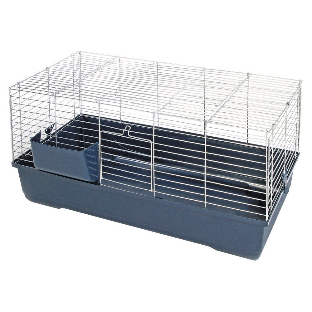 kerbl-baldo-flat-cage-pour-rongeurs-118-x-59-x-46-cm-avec-r-telier-foin image 1