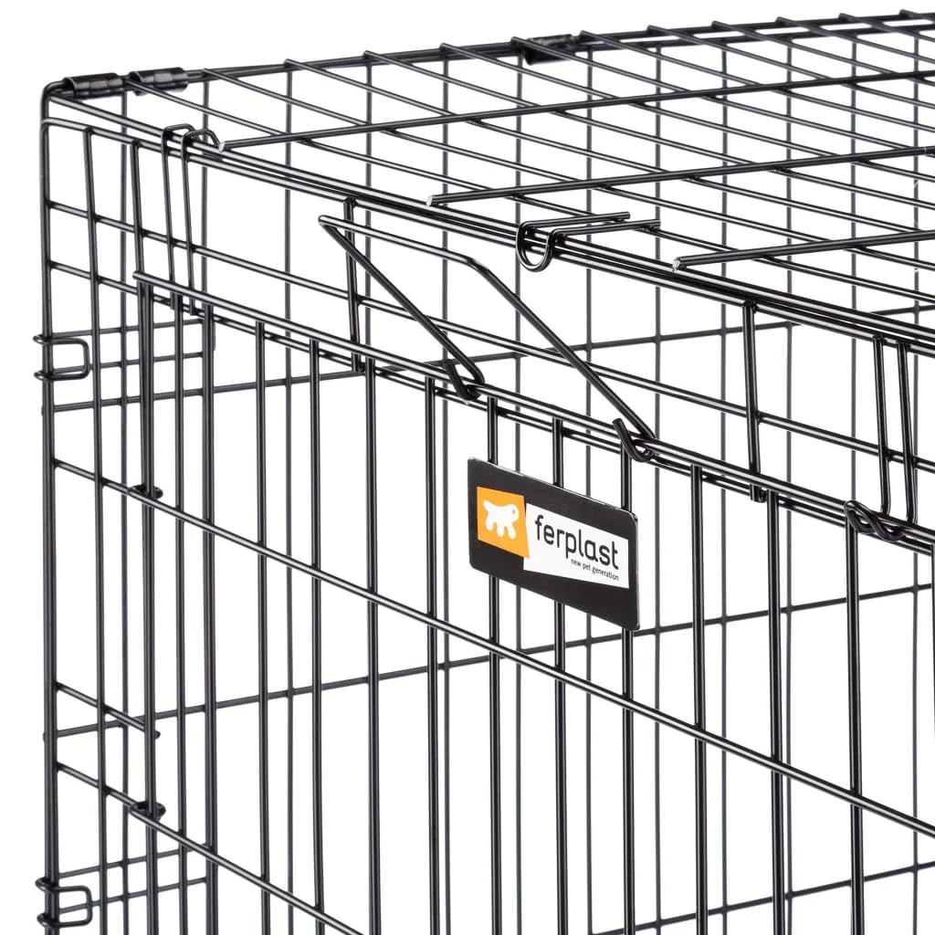 ferplast-dog-inn-90-cage-de-transport-pliable-m-tal-noire-92-7-x-58-1-x-h-62-5-c image 8