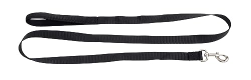kerbl-miami-laisse-pour-chien-noire-poign-e-souple-180-cm-x-25-mm-nylon image 2