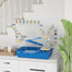 pawhut-cage-hamster-4-tages-avec-tunnels-roue-et-cabane-bleu-78x45x73-cm image 3