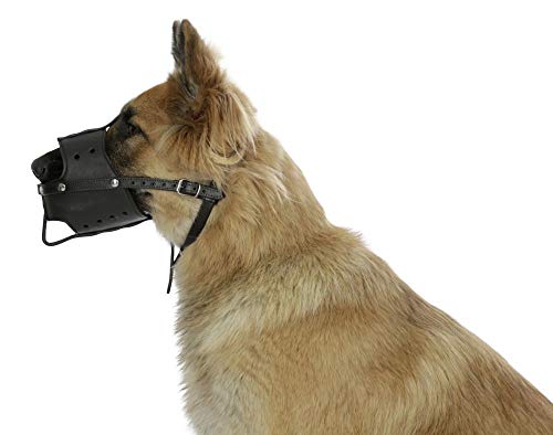 kerbl-museli-re-en-cuir-noir-8-5-x-30-cm-pour-chien image 4