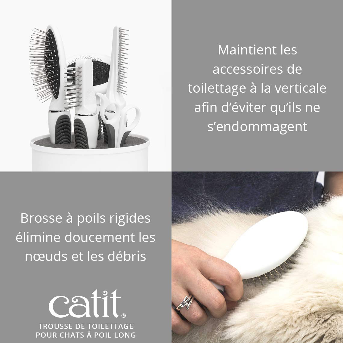 catit-kit-de-toilettage-pour-chats-poils-longs-5-outils image 5