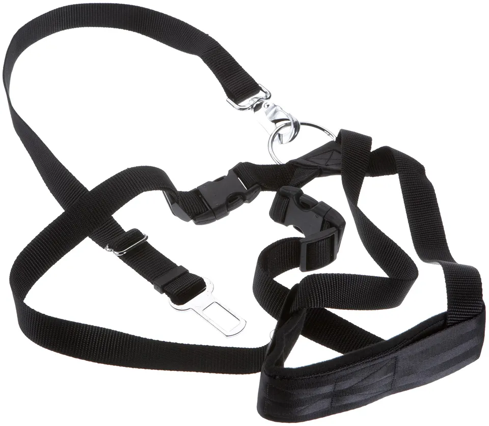 kerbl-sangle-de-s-curit-auto-pour-chien-70-90-cm-noir image 1