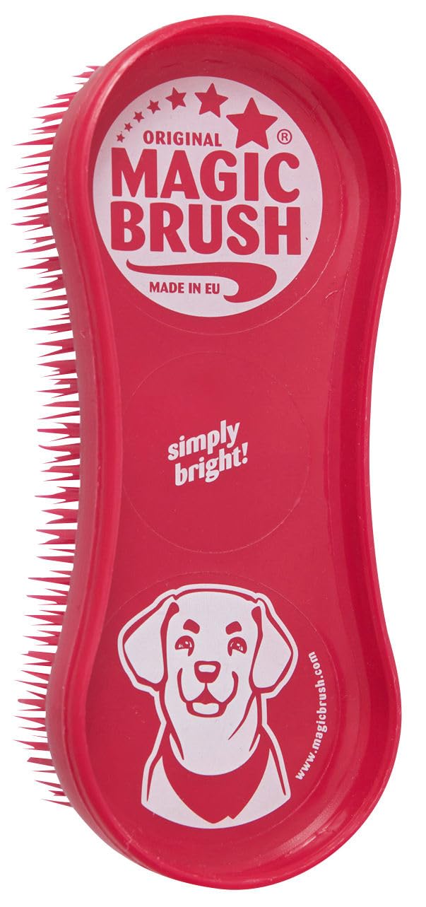 kerbl-magicbrush-brosse-pour-chien-bleu-ciel-poils-courts-moyens image 6