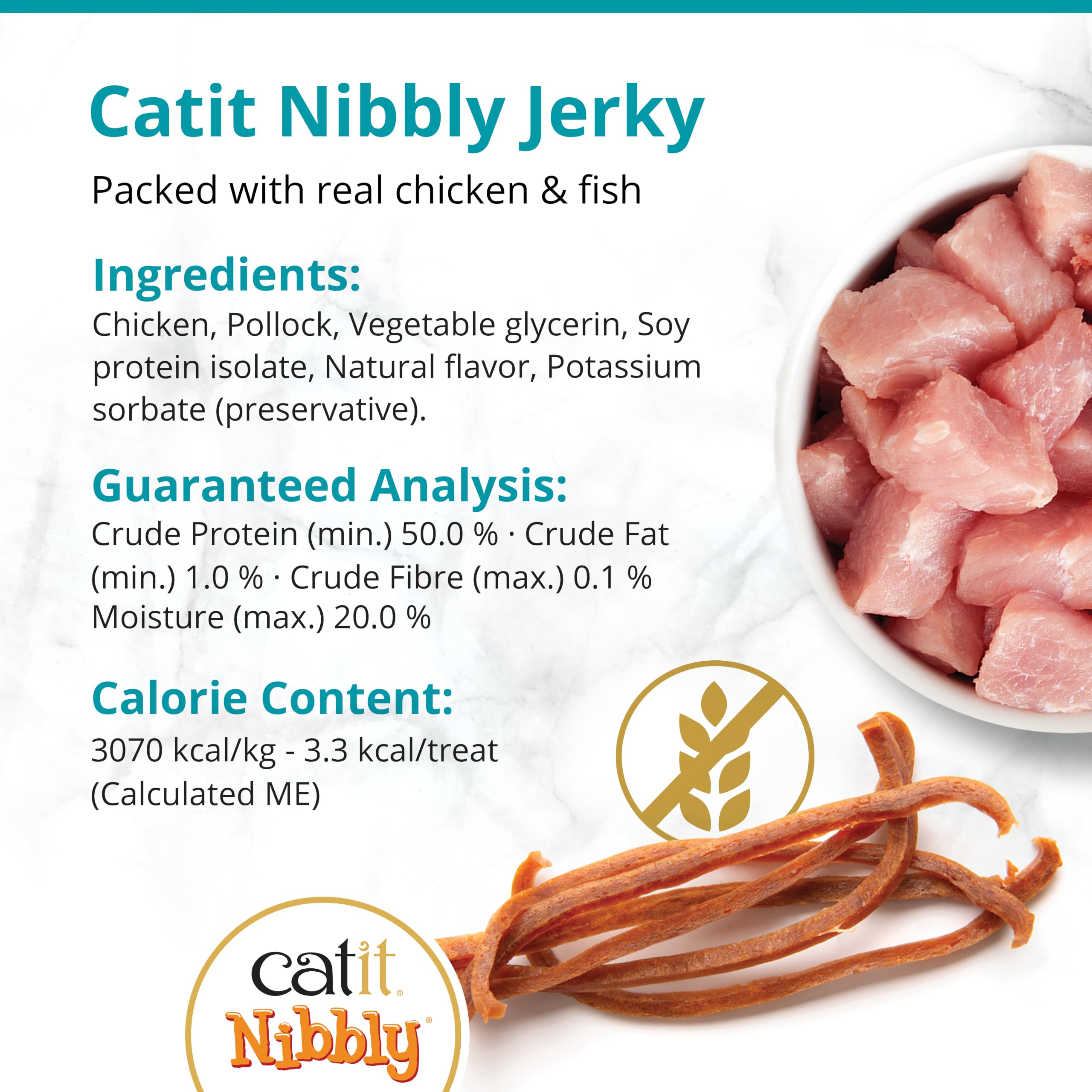 catit-nibbly-jerky-bandes-m-cher-poulet-et-poisson-pour-chat-30-g image 3