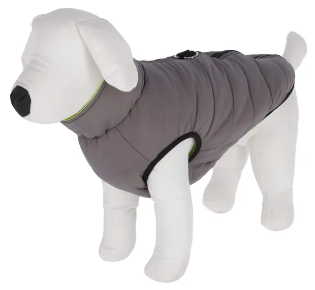 kerbl-pet-manteau-matelass-charmonix-gris-jaune-taille-l-45-cm image 1