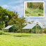 pawhut-enclos-poulailler-walk-in-m-tal-24-m-avec-b-che-mangeoire-et-perchoirs-ar image 4