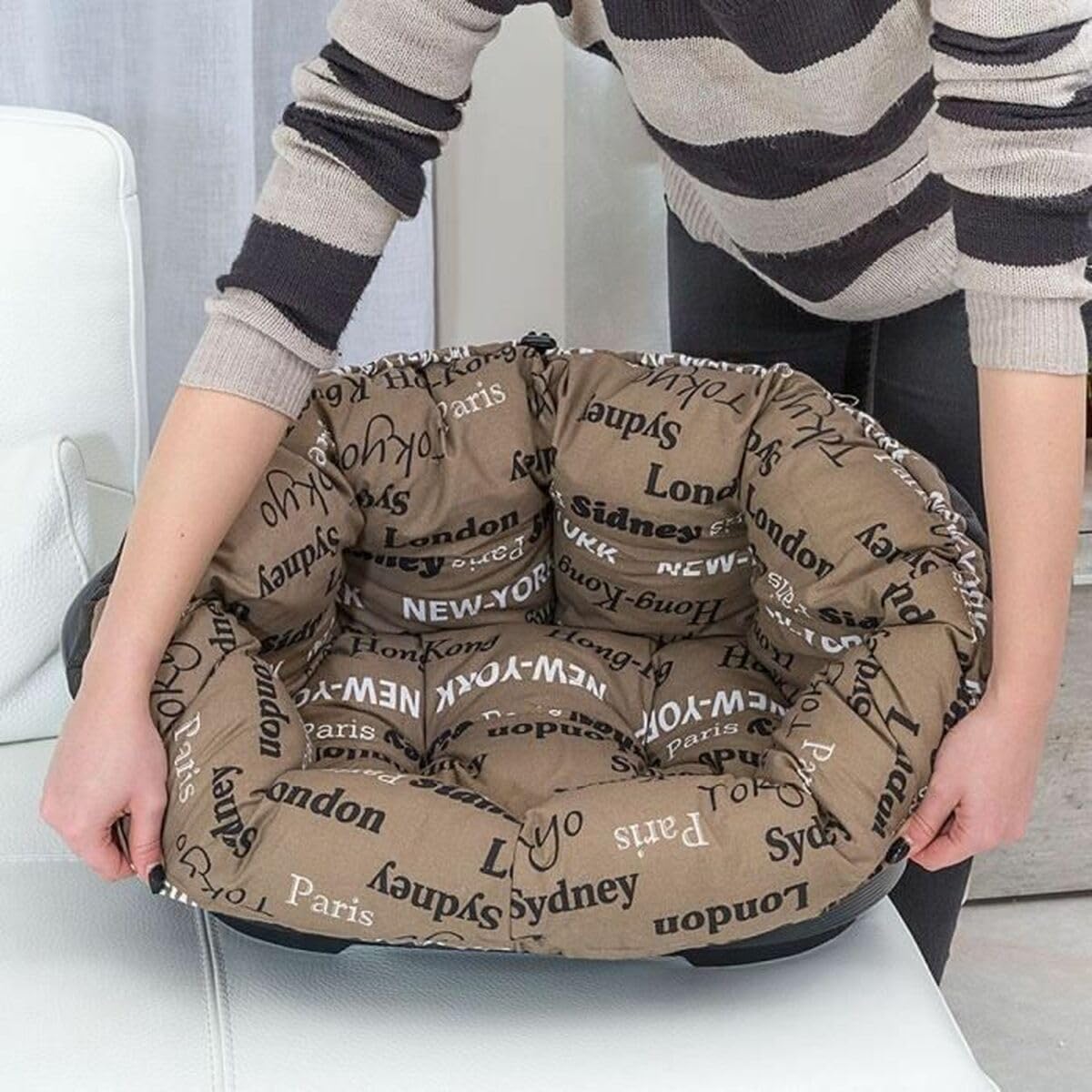 ferplast-panier-chien-chat-sofa-4-marron-64-x-48-x-25-cm image 4