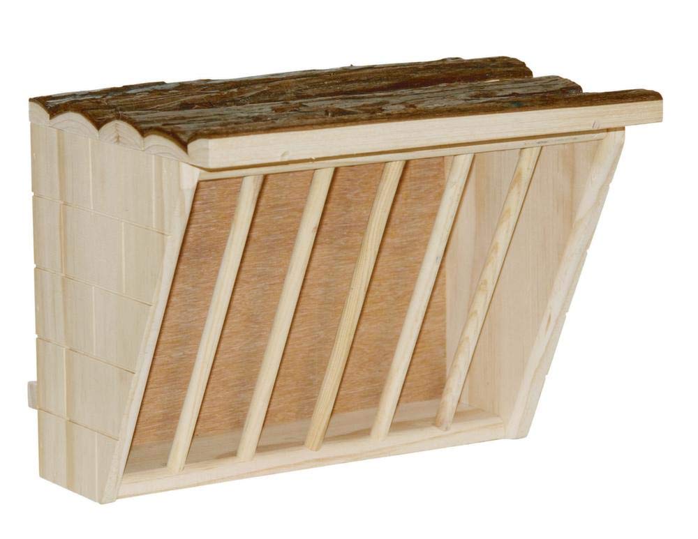 kerbl-r-telier-foin-xl-pour-petits-animaux-bois-naturel-28x20-5x22-cm image 1