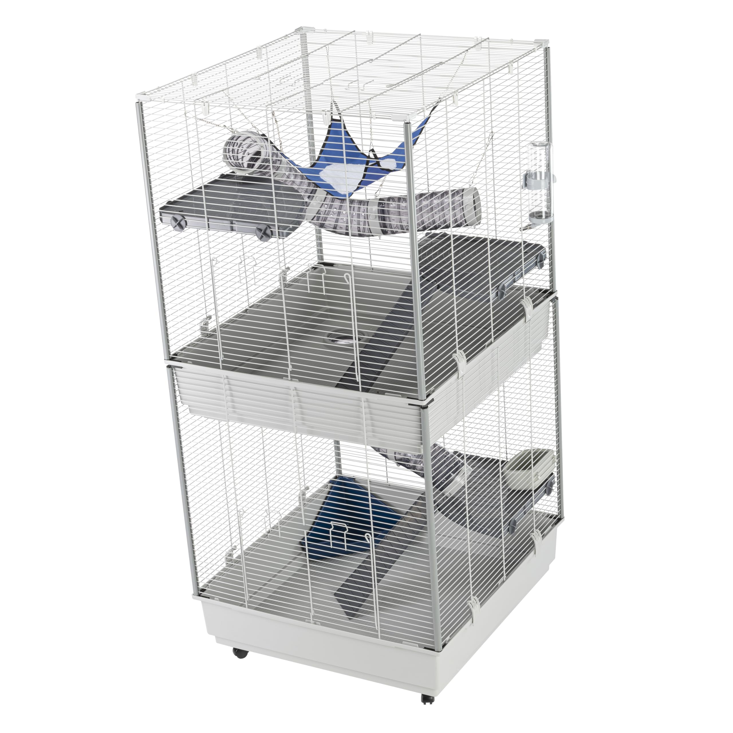 ferplast-furet-tower-cage-pour-furets-75x80x161-cm-grise image 4