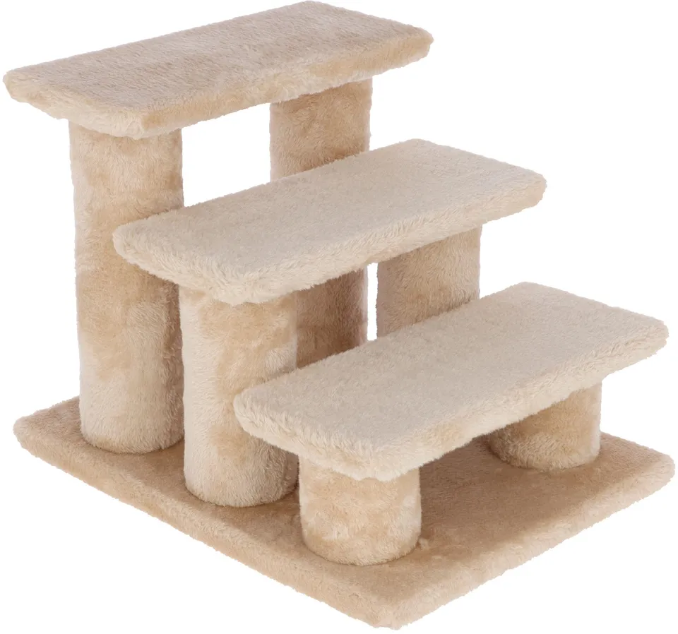 kerbl-pet-easy-climb-2-0-escalier-pour-animaux-beige-45x35x34-cm-50-kg image 1