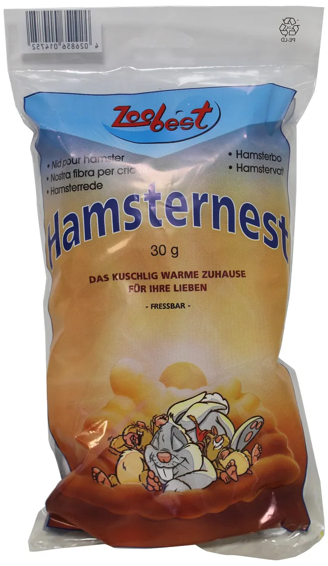 kerbl-coton-nid-douillet-pour-cochon-d-inde-et-hamster-blanc-31-x-15-x-5-cm-lot- image 1