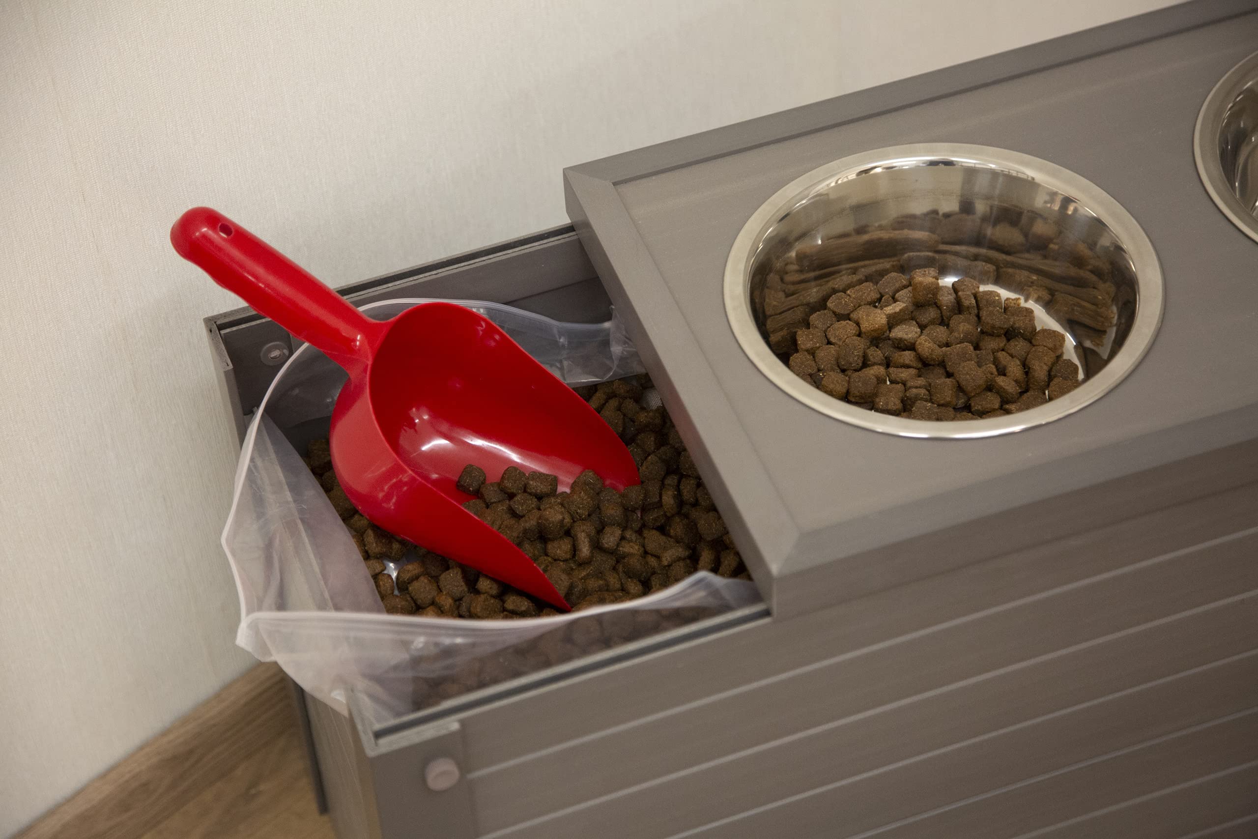 kerbl-bar-alimentation-eco-54-x-30-x-39-5-cm-station-repas-2-x-1200-ml-inox image 2