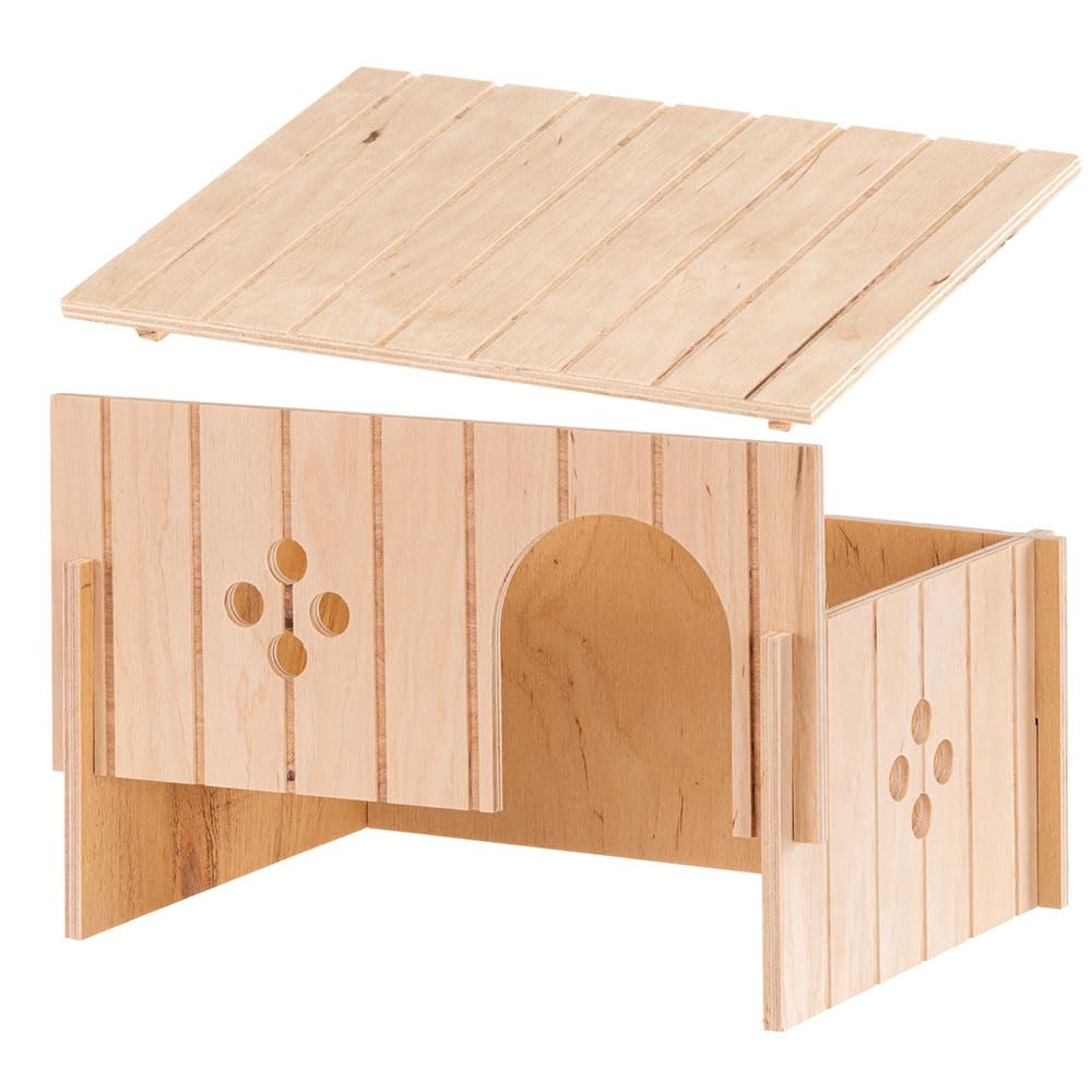 ferplast-maison-en-bois-pour-lapins-cochons-d-inde-et-hamsters-sin-4646-bois-cer image 6