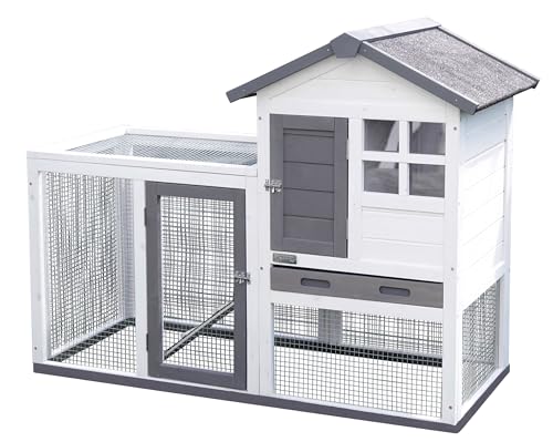 kerbl-pet-maison-pour-rongeurs-freetime-luke-127-x-62-x-98-cm-bois-avec-enclos image 8