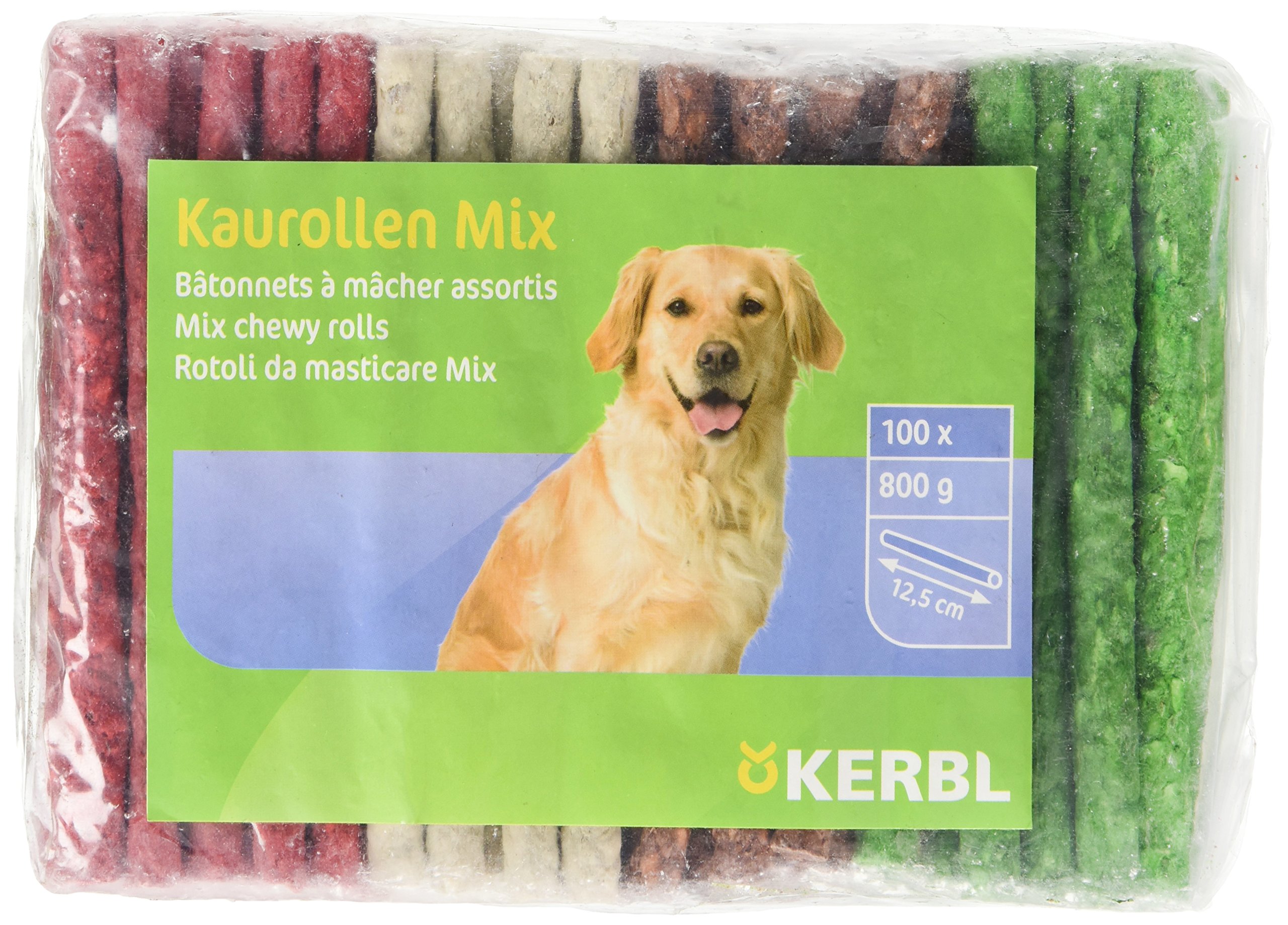kerbl-pet-stick-m-cher-mix-12-5-cm-cuir-brut-x100-pi-ces image 1