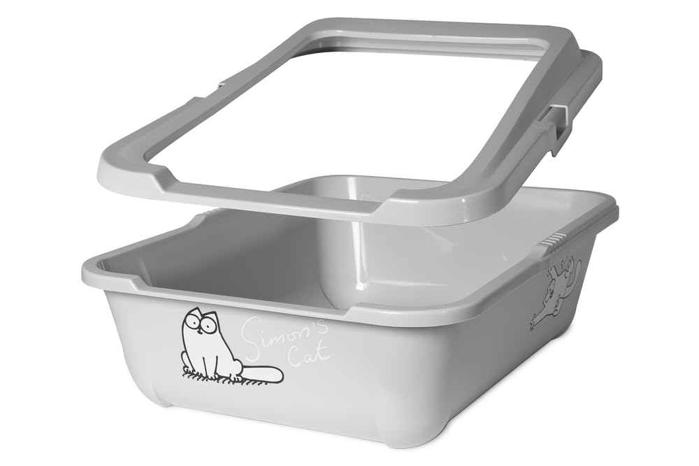 karlie-simon-s-cat-flamingo-bac-liti-re-pour-chat-42-x-32-x-16-cm-gris image 6