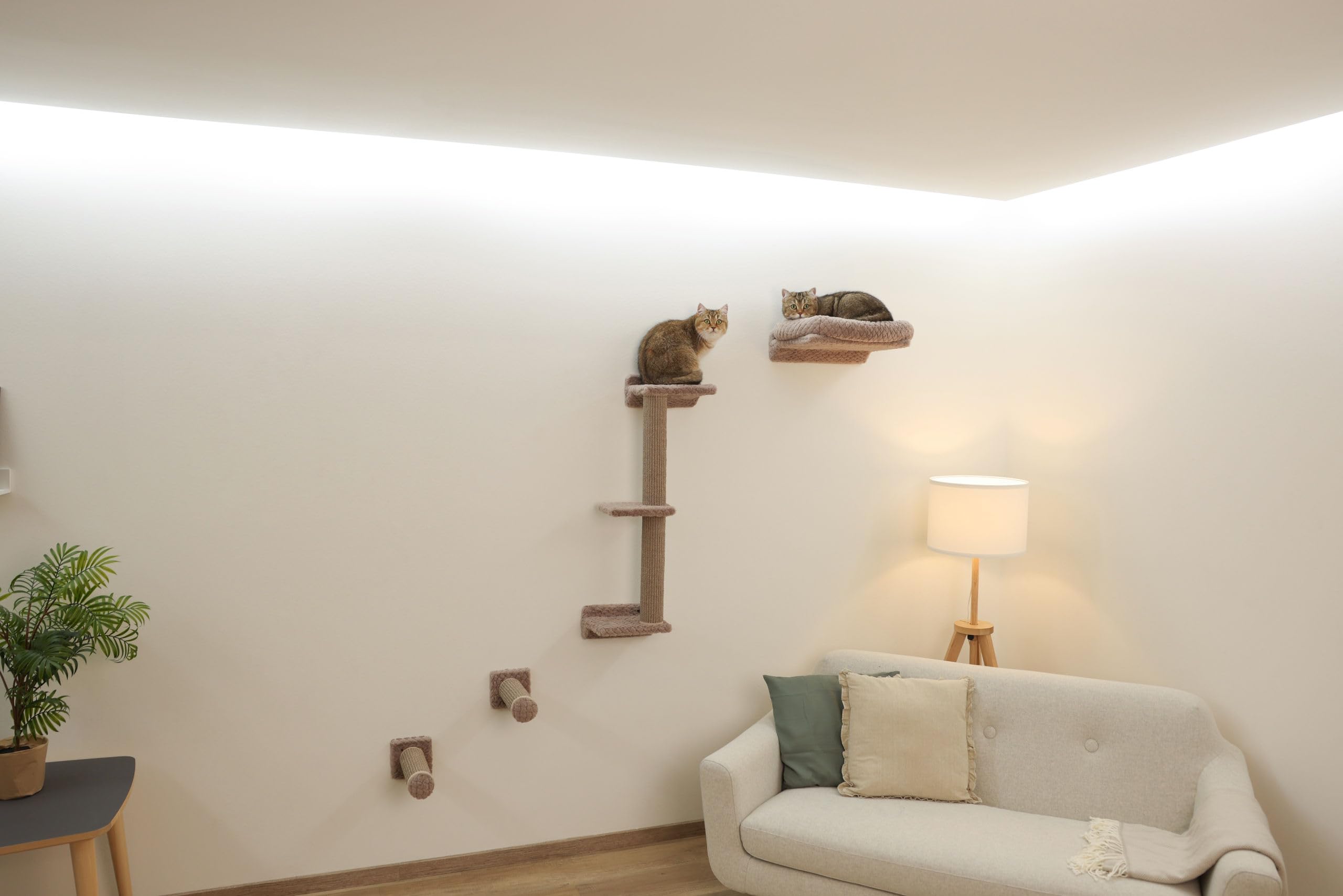 kerbl-pet-monte-alpi-mur-d-escalade-mural-pour-chat-taupe-8-parties-sisal-10-kg- image 4