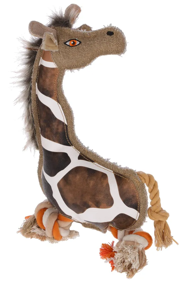 kerbl-pet-gina-girafe-jouet-pour-chien-toile-polyester-29cm-lot-3pcs image 1