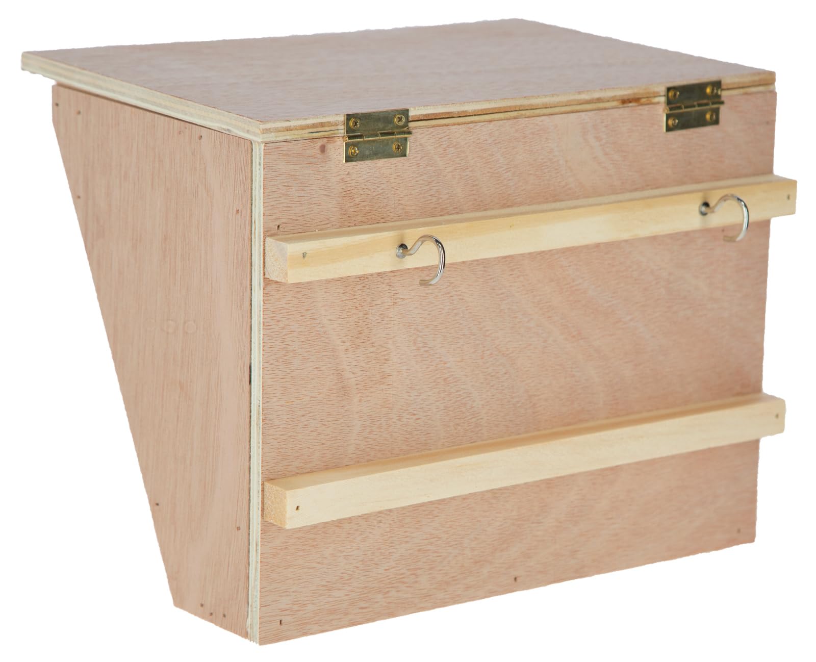 kerbl-maisonnette-angulaire-et-r-telier-foin-pour-rongeurs-25-x-17-x-20-cm-beige image 2