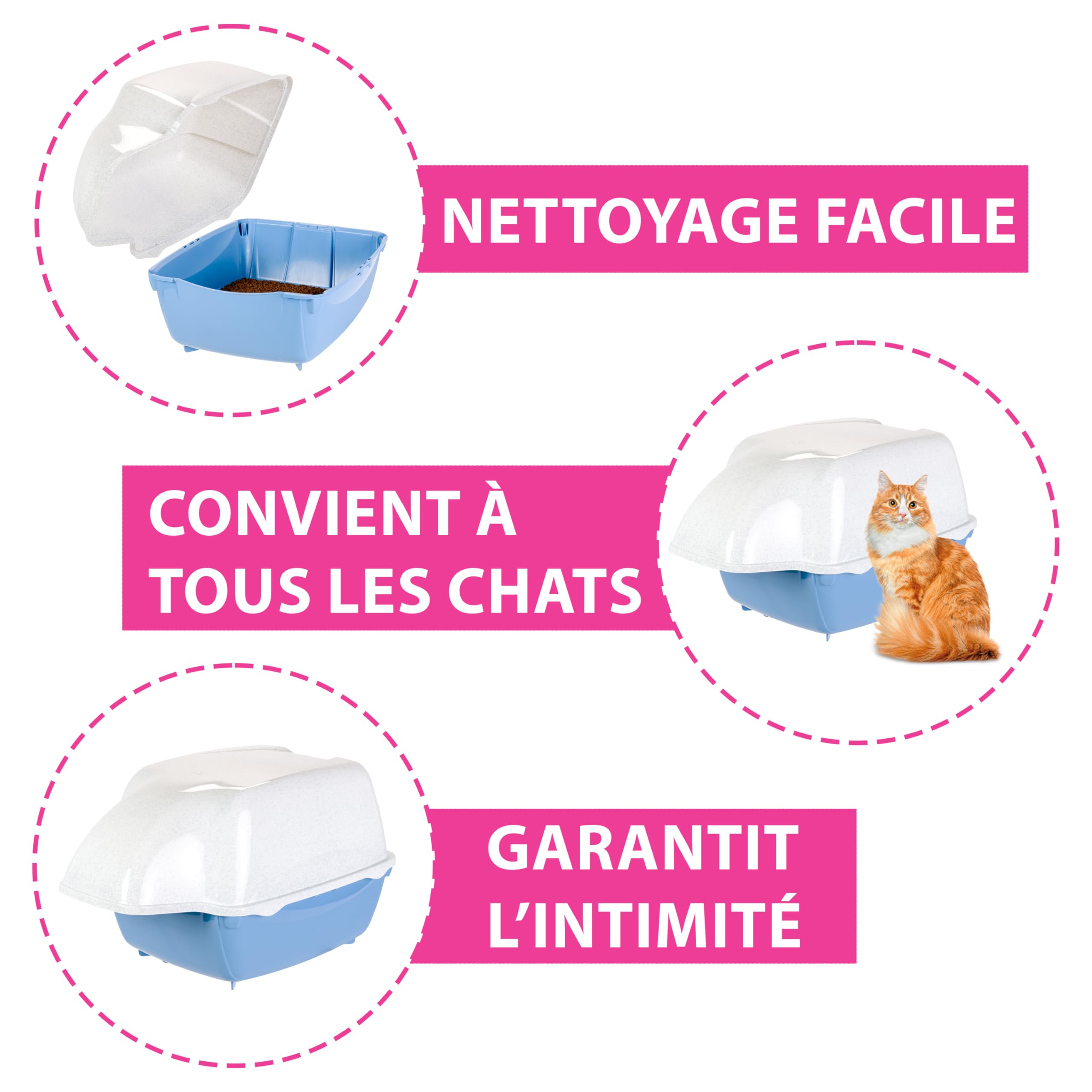ferplast-cosmic-outdoor-grand-bac-liti-re-pour-chat-noir-43-5-x-73-5-x-h-41-cm image 5
