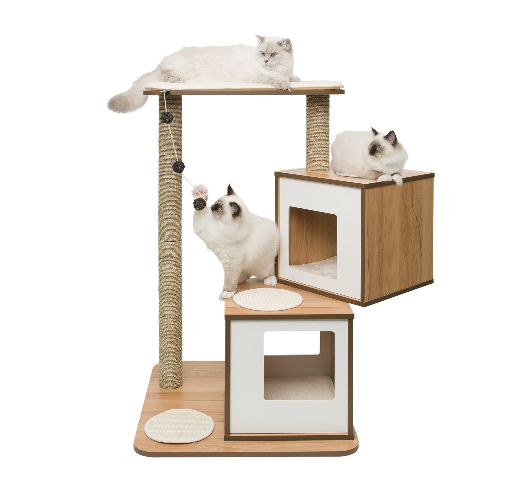 catit-vesper-double-52048-arbre-chat-noyer-2-cubes image 3