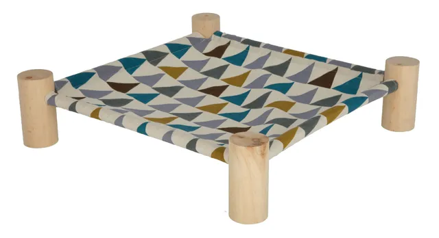kerbl-pet-hamac-pour-rongeurs-bois-et-canvas-38x38x10-cm image 1
