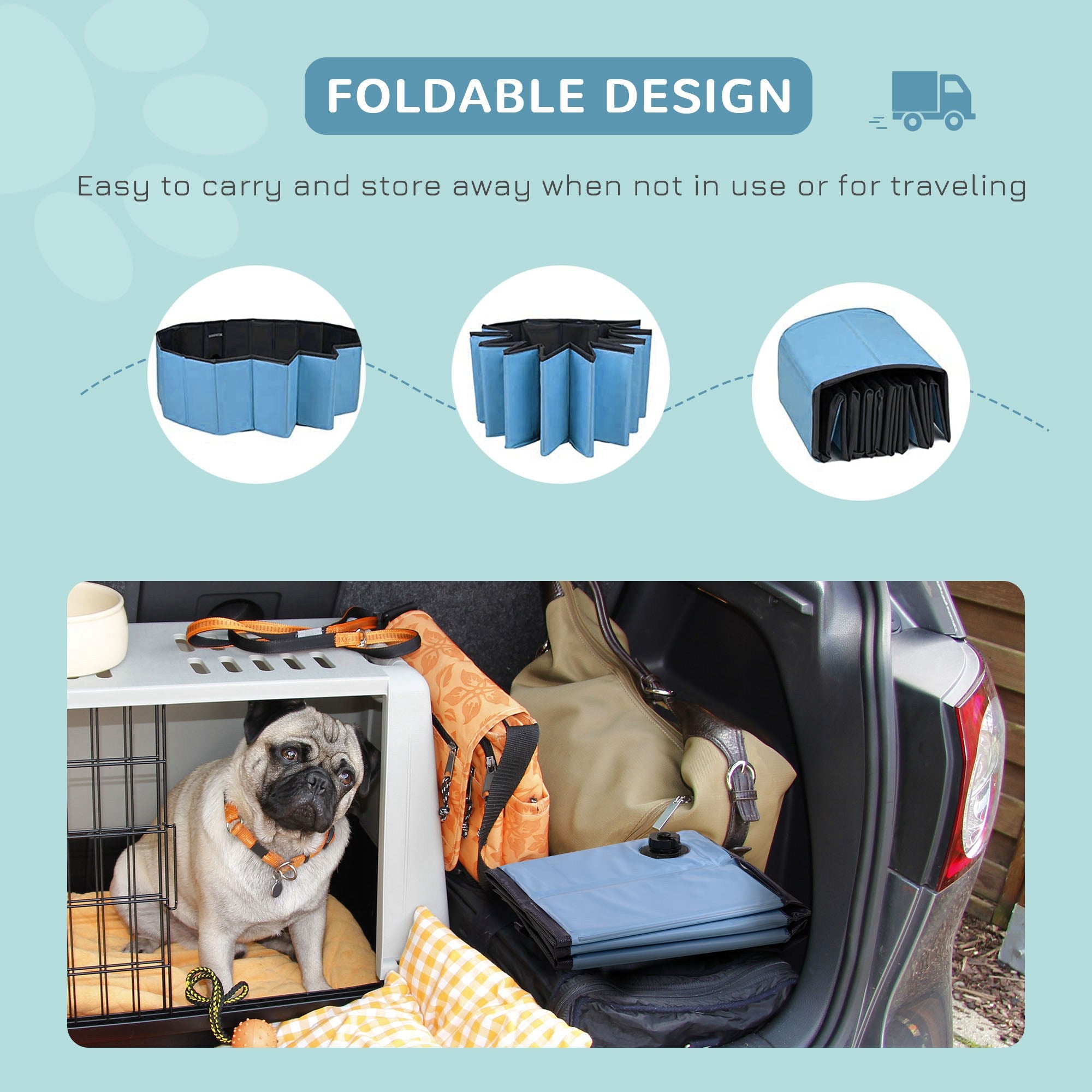 pawhut-piscine-pliable-pour-chien-100-x-30-cm-bleue-avec-vidange-et-fond-antid-r image 8