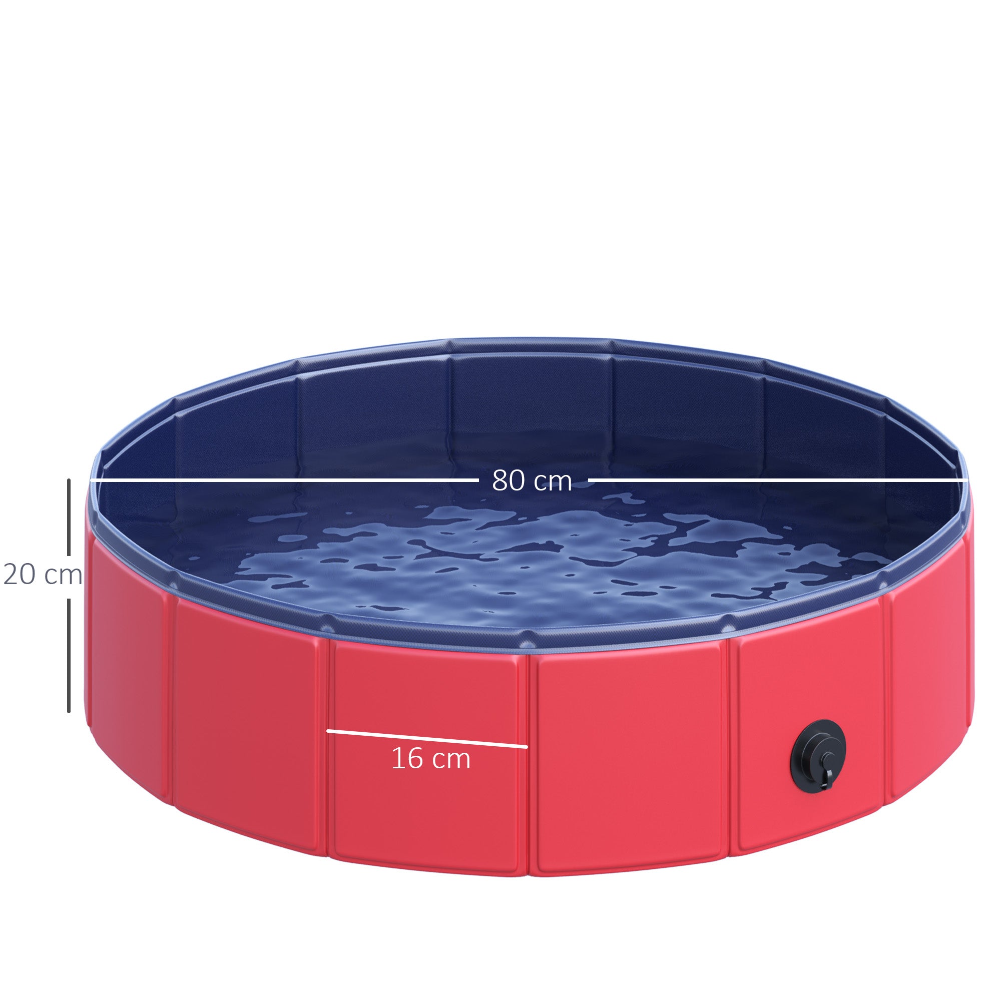 pawhut-piscine-pliante-pour-chien-80-x-20-cm-rouge-avec-fond-antid-rapant image 5
