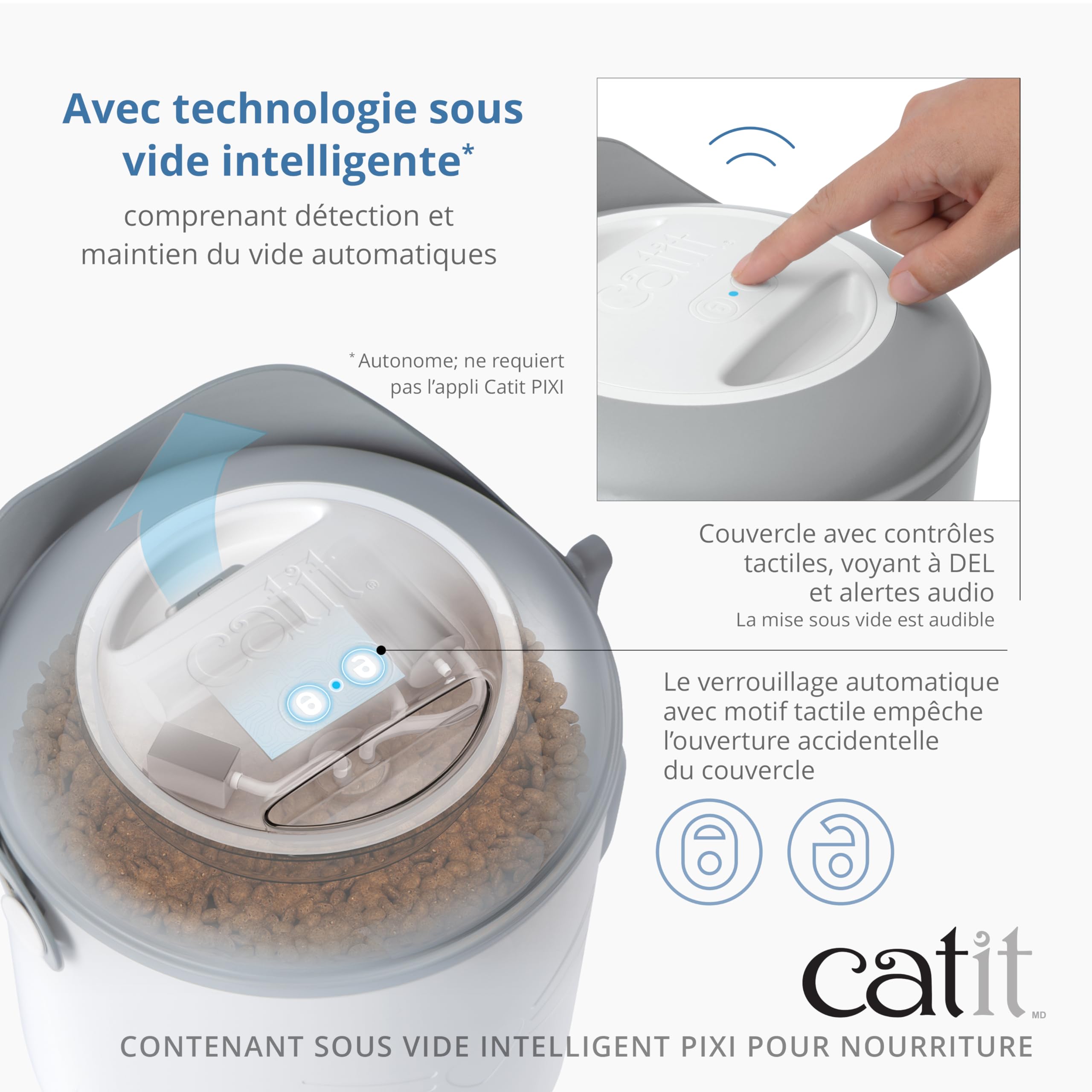 catit-smart-vacuum-conteneur-de-conservation-croquettes-stockage-sous-vide image 5