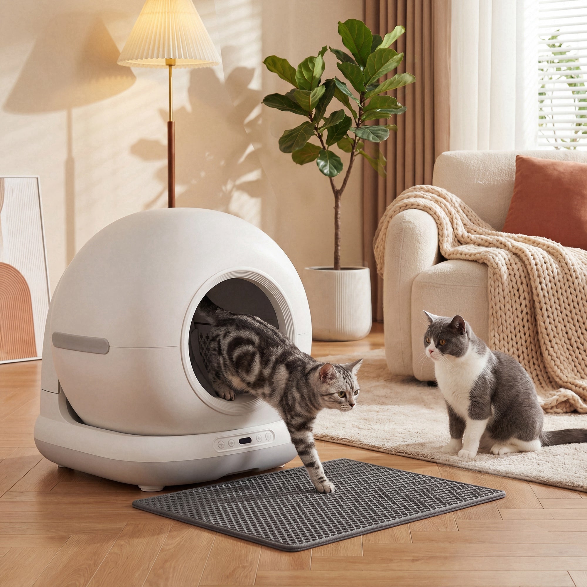 pawhut-liti-re-autonettoyante-intelligente-avec-contr-le-app image 3