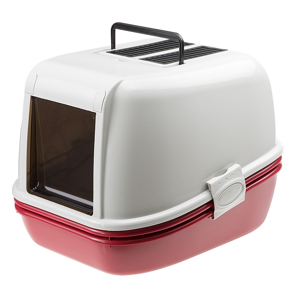 ferplast-magix-maison-de-toilette-pour-chat-avec-tamis-45-5-x-55-5-x-h-41-cm-bor image 1