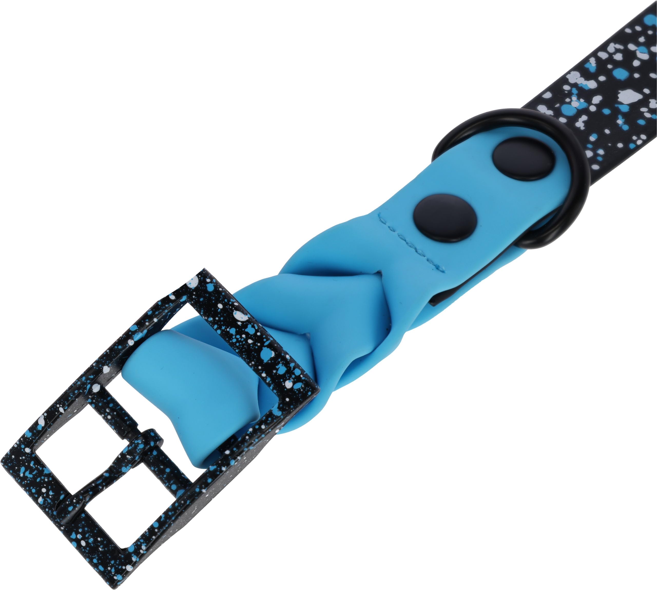 kerbl-lima-collier-chien-bleu-noir-25-mm-x-36-45-cm image 3