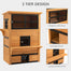 pawhut-abri-pour-chat-3-tages-avec-plancher-sur-lev-toit-asphalte-portes-d-vacua image 6