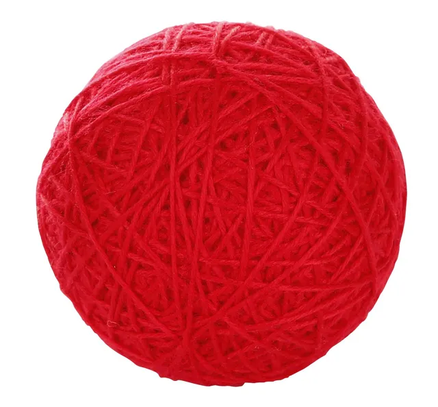 kerbl-pet-balle-de-jeu-laine-rouge-pour-chat-10-cm-avec-hochet image 1