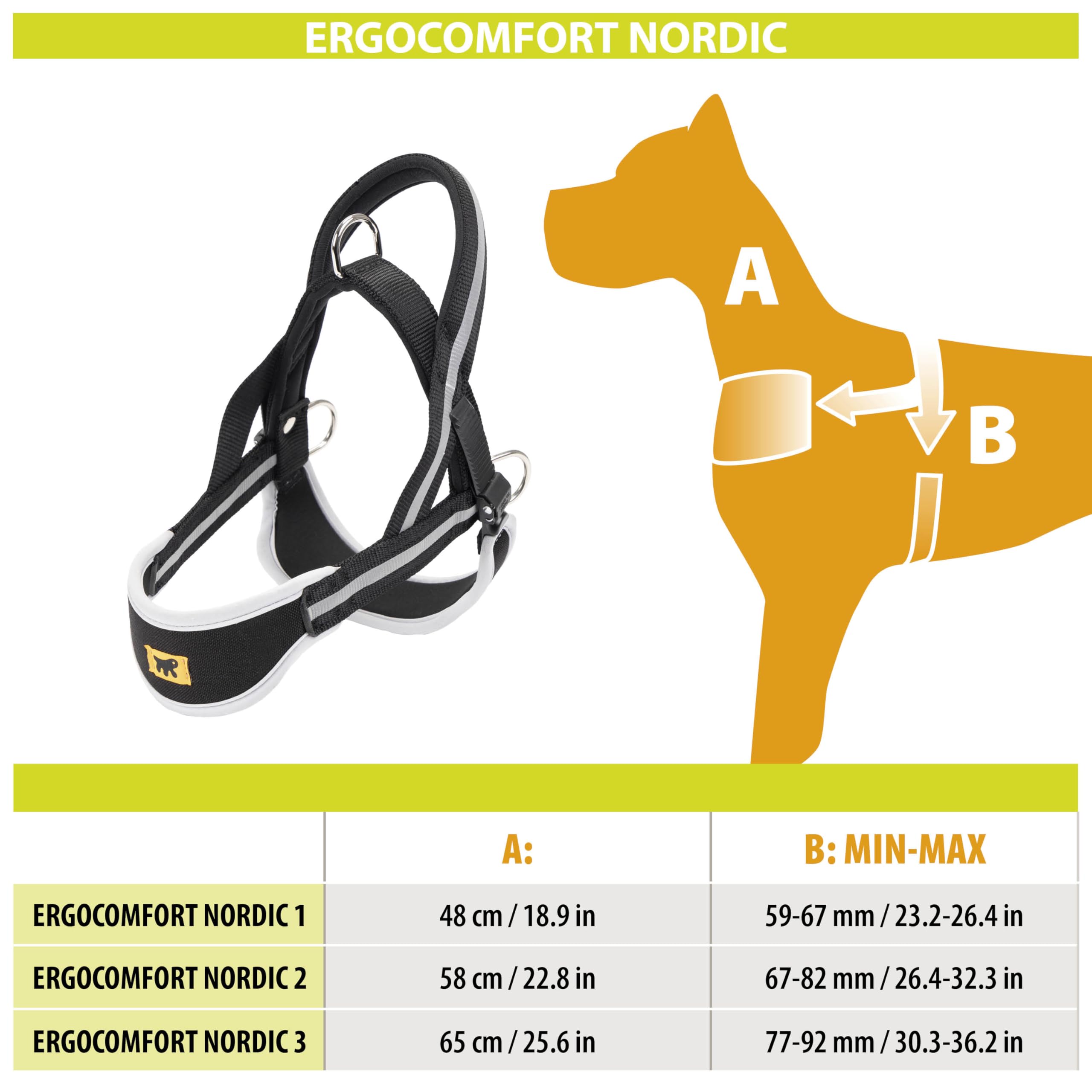 ferplast-harnais-chien-ergocomfort-nordic-petit-poitrine-59-67-cm image 3