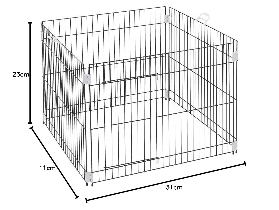 ferplast-dog-training-box-enclos-chiots-int-rieur-pliable-80-x-80-x-h-62-cm-m-ta image 3